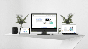 Edgify website on desktop, tablet and mobile devices