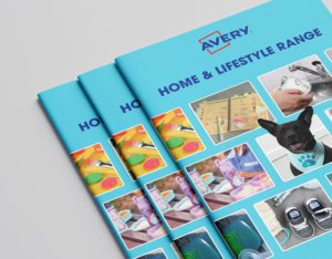 Avery home and lifestyle range magazine