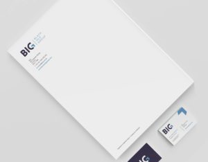 Black Isle Group paper and business cards