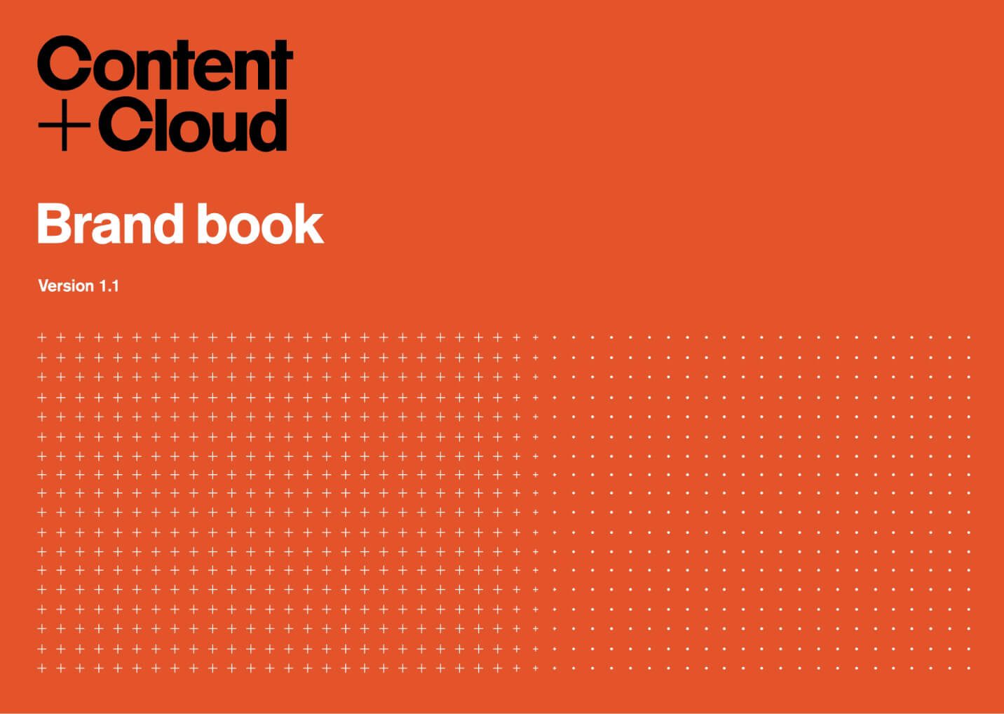 Content+Cloud Brand Book Page 1