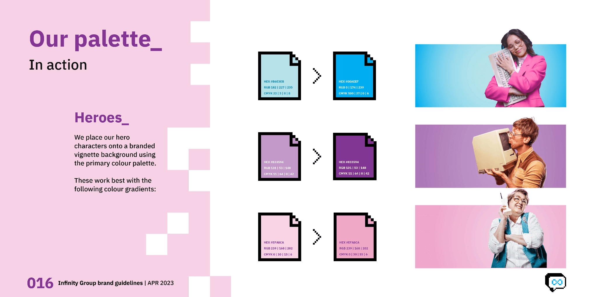 Infinity Group Brand Guidelines - Our palette 2