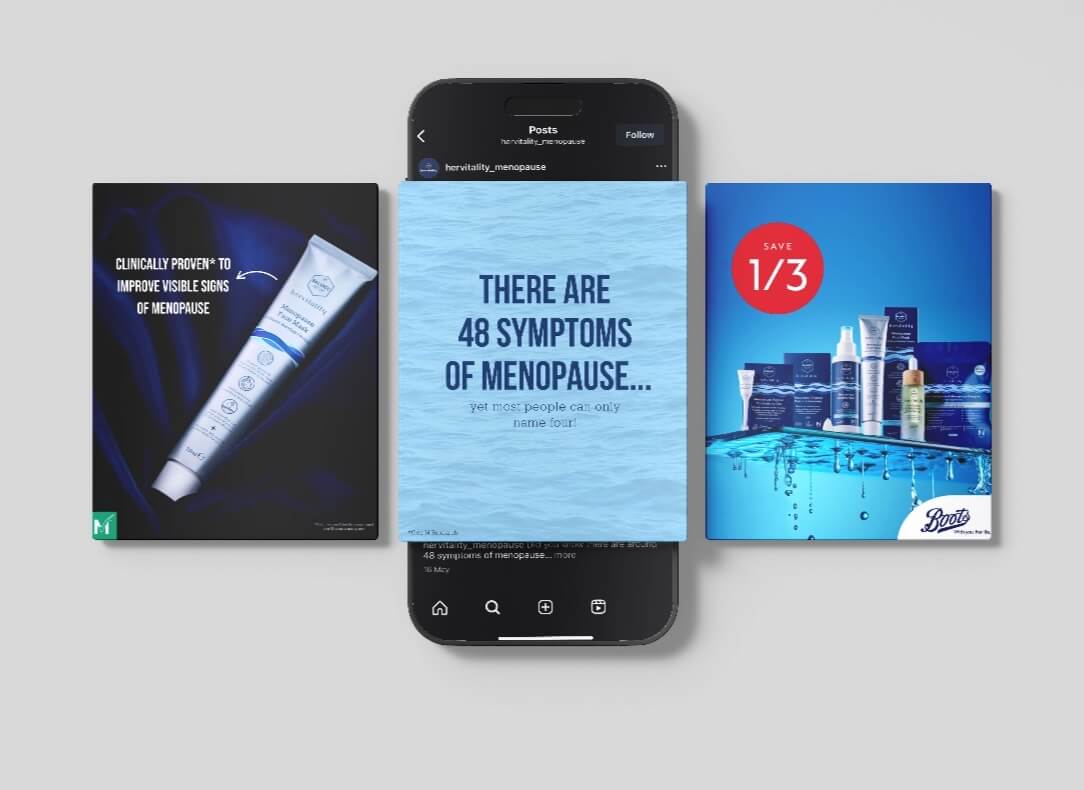 Hervitality stats on a mobile device